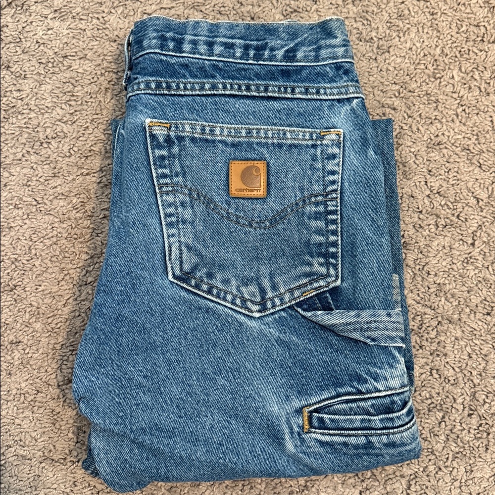 Carhartt Men's Relaxed Blue Jeans 31x30